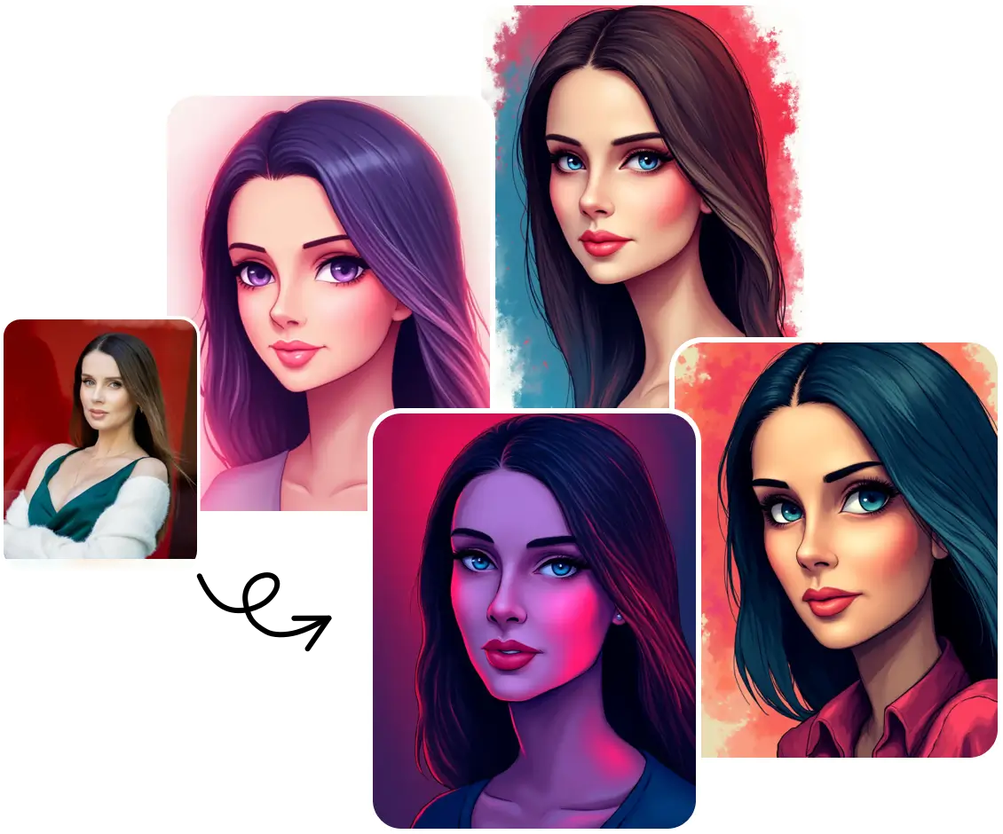 Generador de retratos de personajes con inteligencia artificial