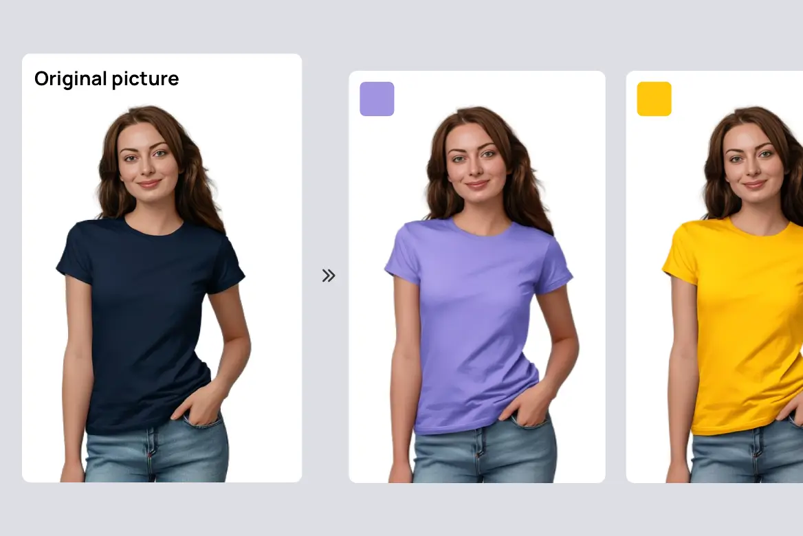 T Shirt Modellbilder generieren iFoto