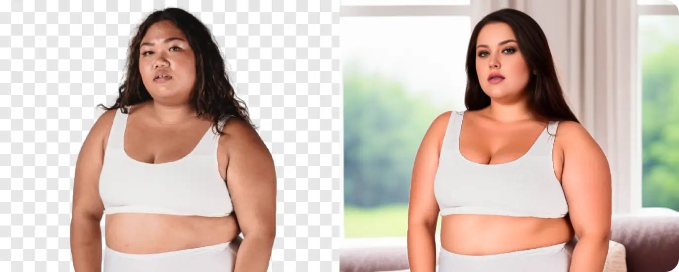 Plus Size na Modelo
