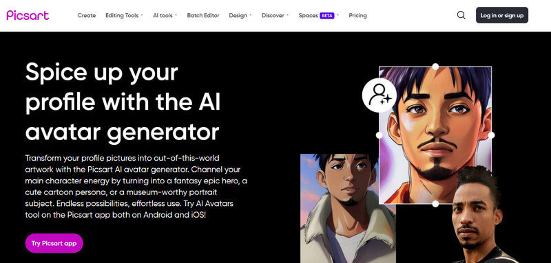Avatar yang dibuat oleh PicsArt
