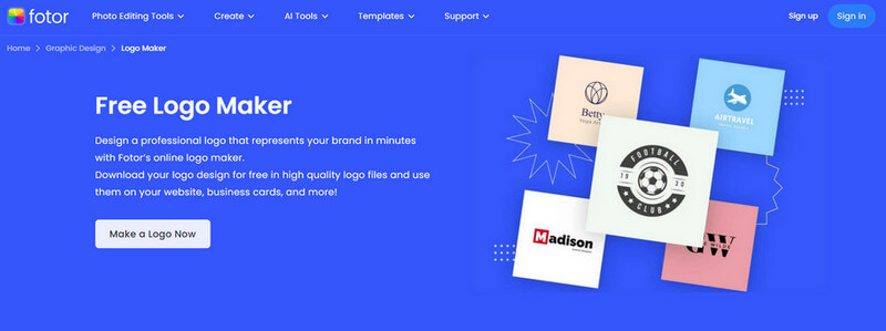 Fotor: Pembuat Logo Gratis