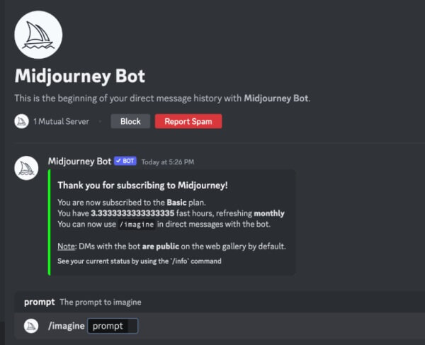 Midjourney AI art generator