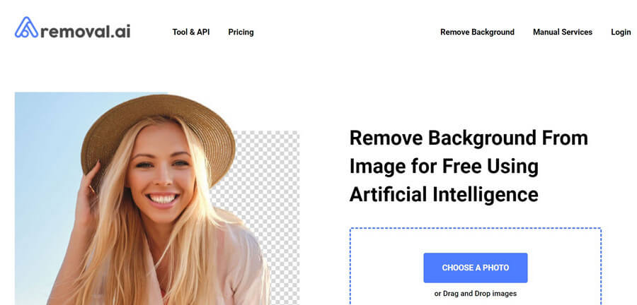 estética de fondo blanco - Removal.AI