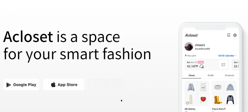 Acloset Virtual Closet App