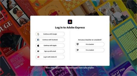 Passa ad Adobe Express