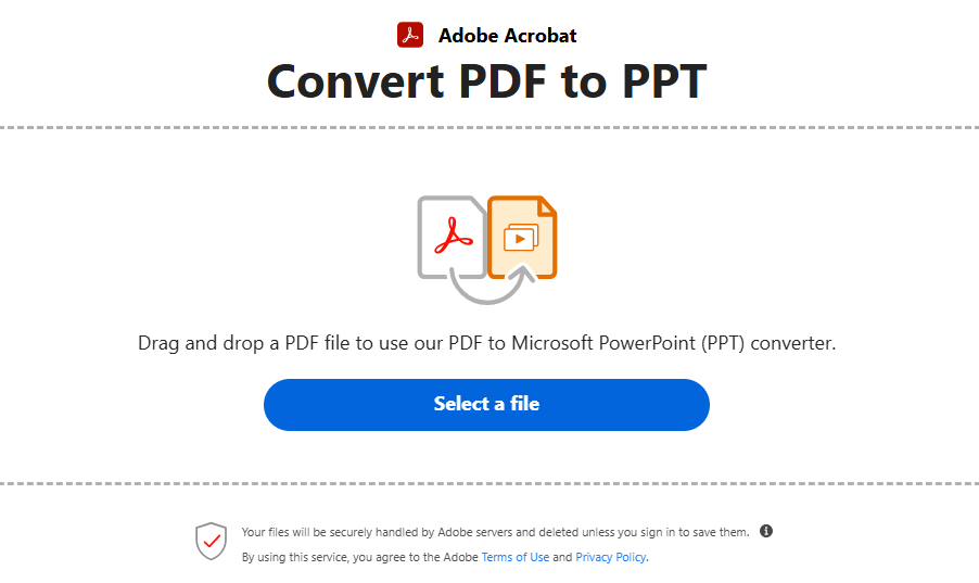 Adobe PDF to PPT Converter
