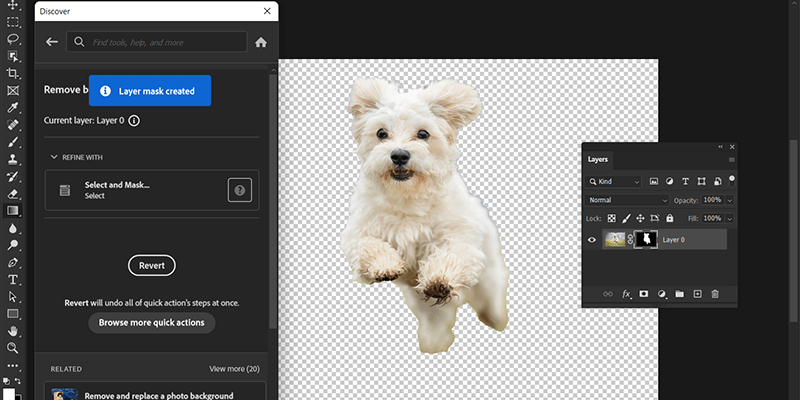 Suppression d'arrière-plan pour Adobe Photoshop
