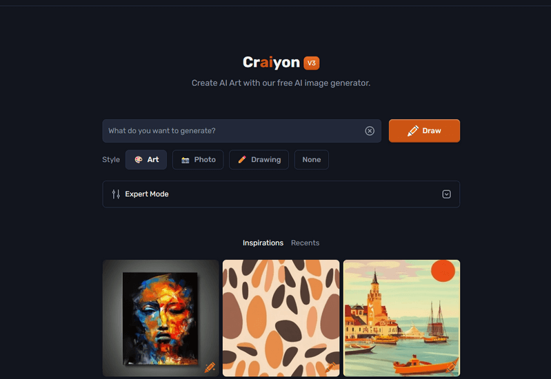 Craiyon (anciennement DALL-E mini)