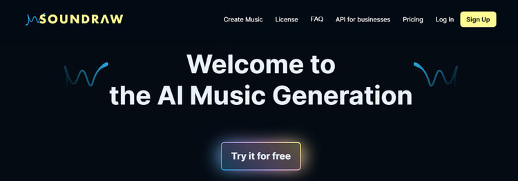 Soundraw AI 音楽ジェネレーター 無料