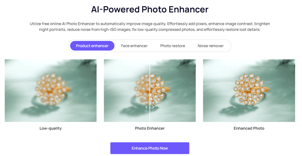 Amélioration de photos alimentée par l'IA