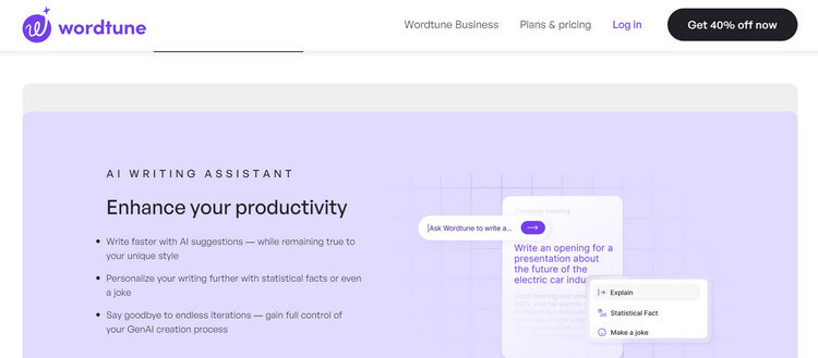 Wordtune KI-Apps zur Textverbesserung
