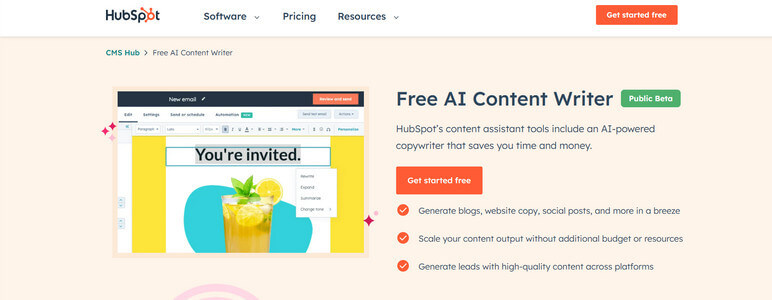 Free AI Content Writer