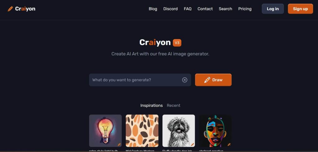 Alternatif tengah perjalanan gratis Craiyon