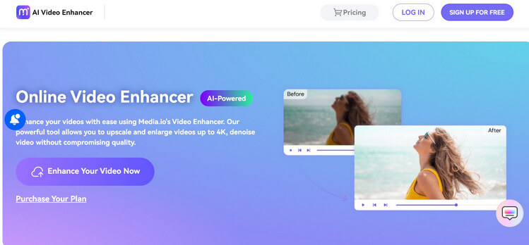Media.io Video Enhancer