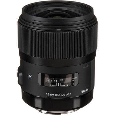 Lente Sigma 35mm f/1.4 DG HSM ART para Canon EF