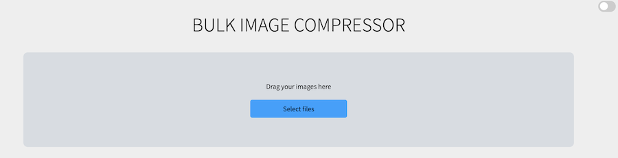 Bulk Image Compressor