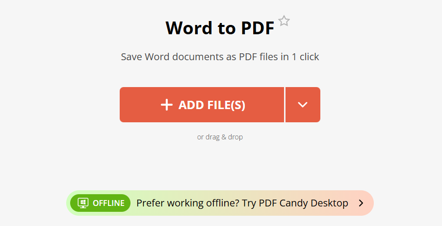 Konverter Candy Word ke PDF
