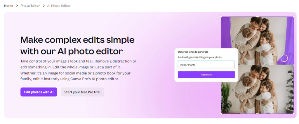 Canva AI Portrait Generator
