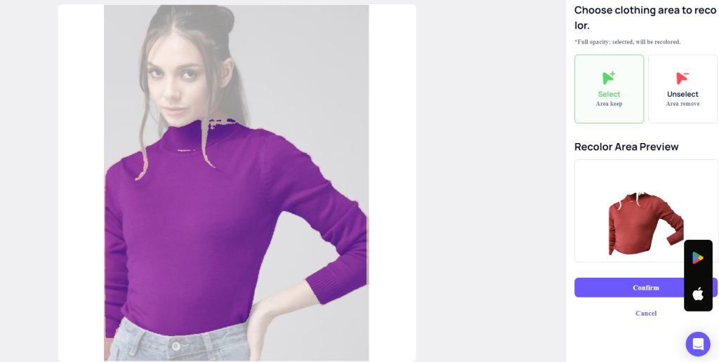 color changer sweaters