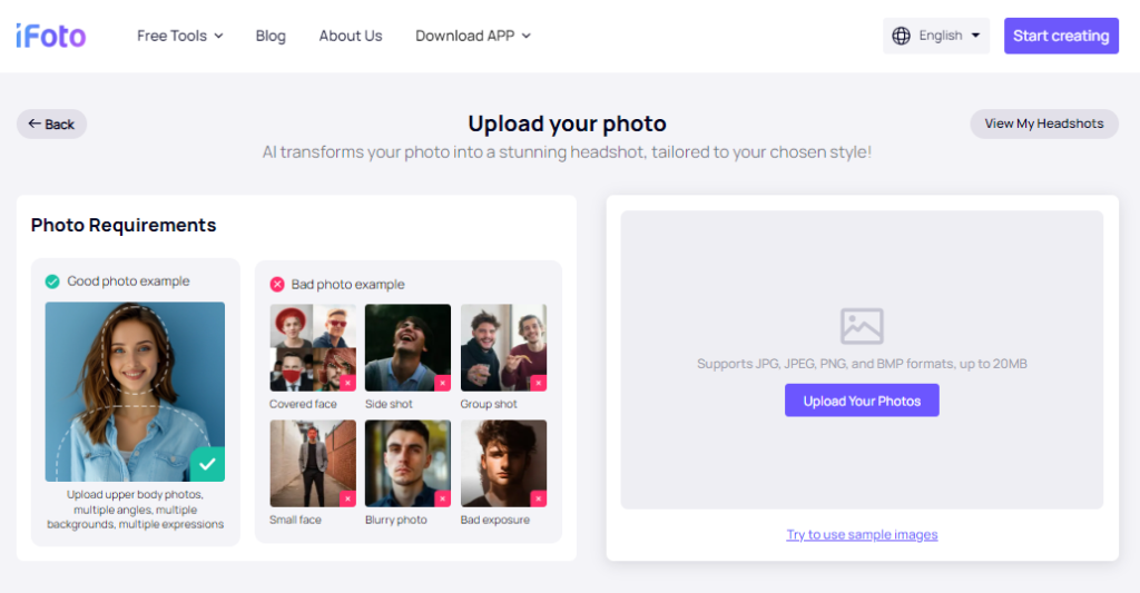Choose Your image for Profile