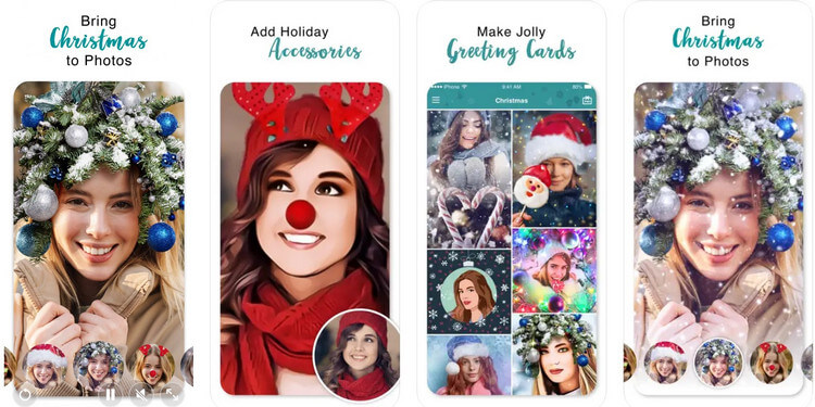 Las mejores aplicaciones de iOS para añadir fondos navideños