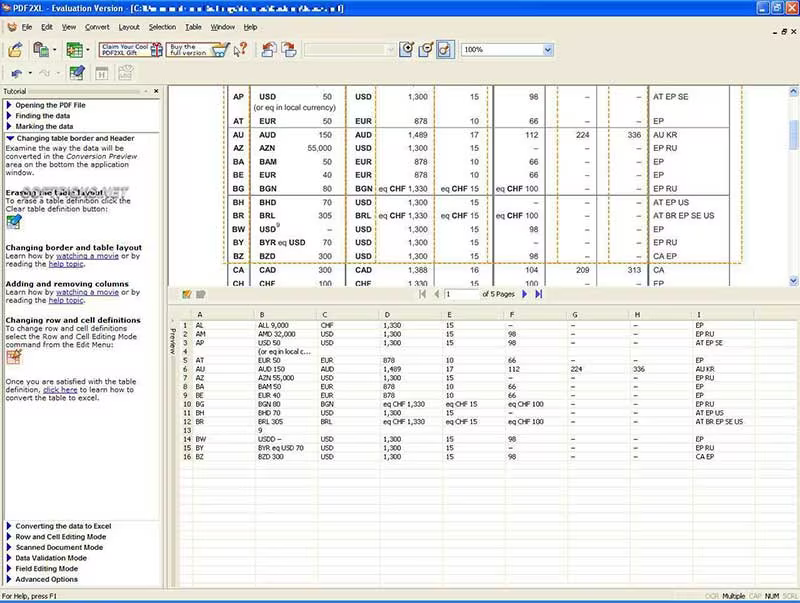 Cogniview PDF2XL