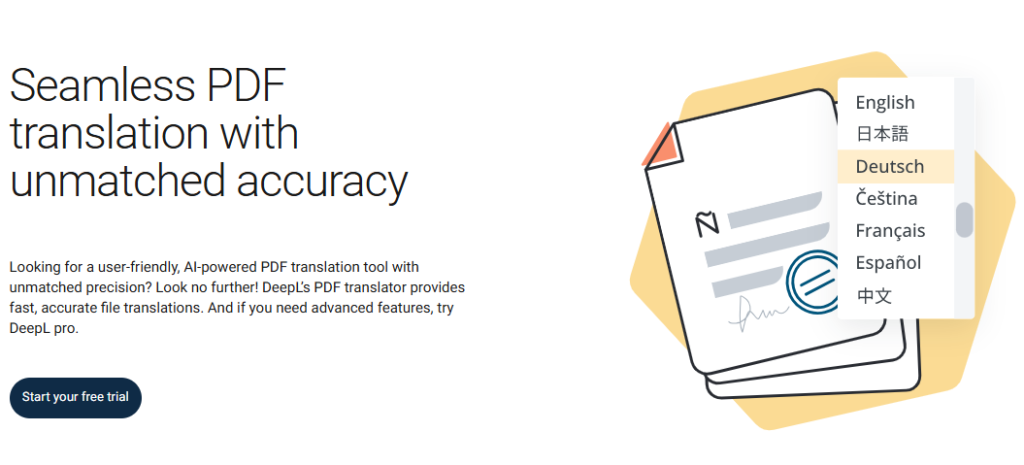 DeepL PDF Translator