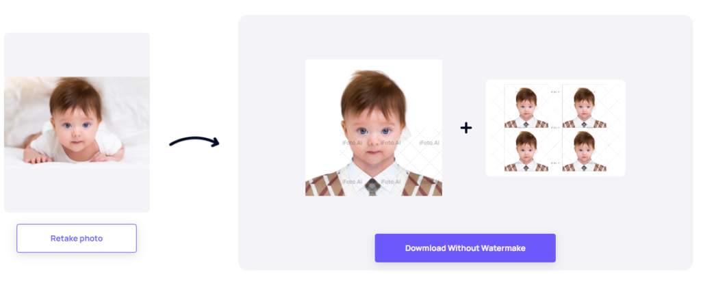Babypassfoto herunterladen