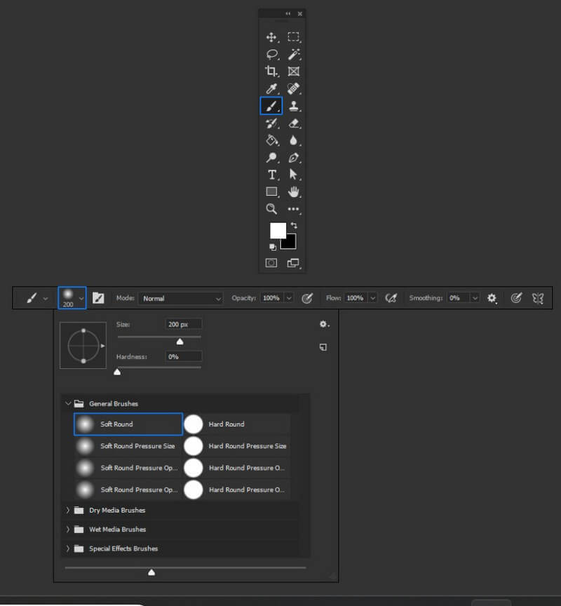 remover poeira do photoshop