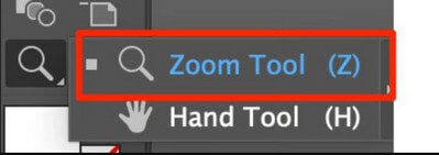 Aumente o zoom para identificar manchas de poeira