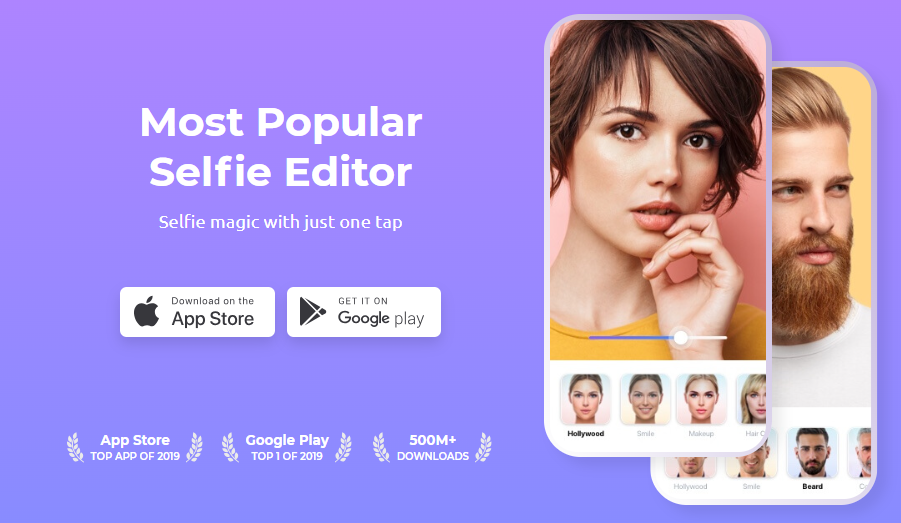 FaceApp AI-Haarschnittgenerator