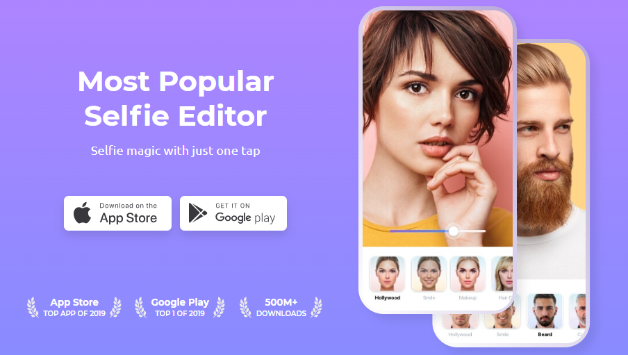 FaceApp Hairstyle Try On