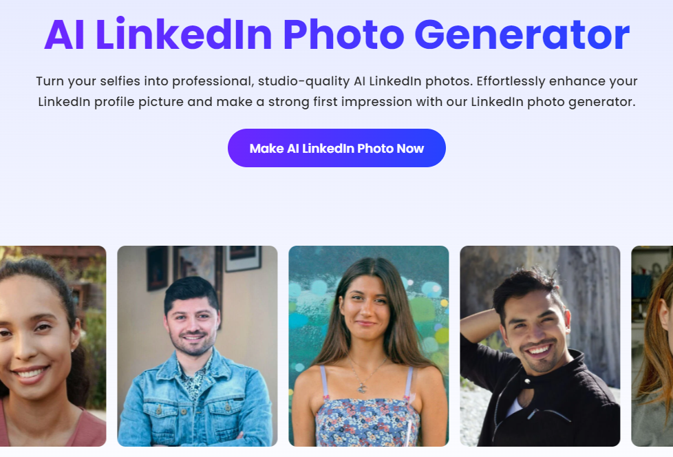 Fotor AI Generatore di foto Linkedin