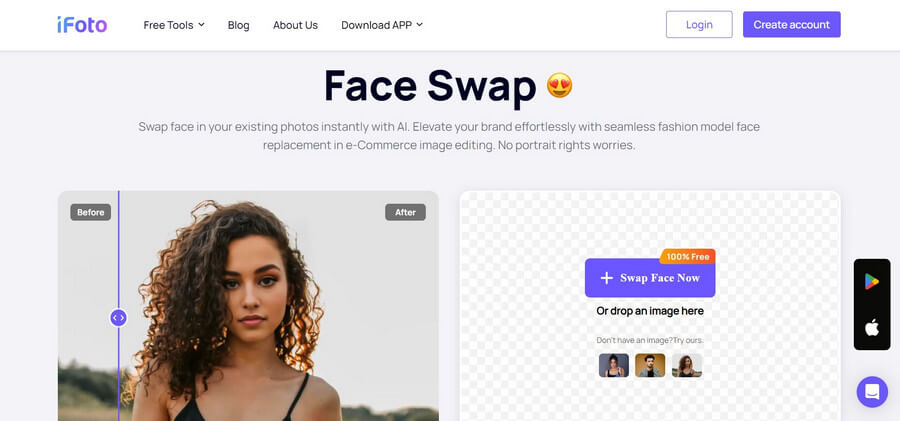 best Fotor Face Swap Alternative: iFoto