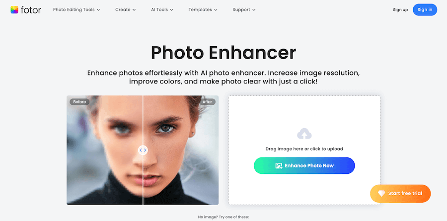 Fotor Photo Enhancer