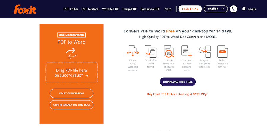 Editor PDF Foxit
