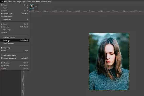 Export Your Upscaled Image
