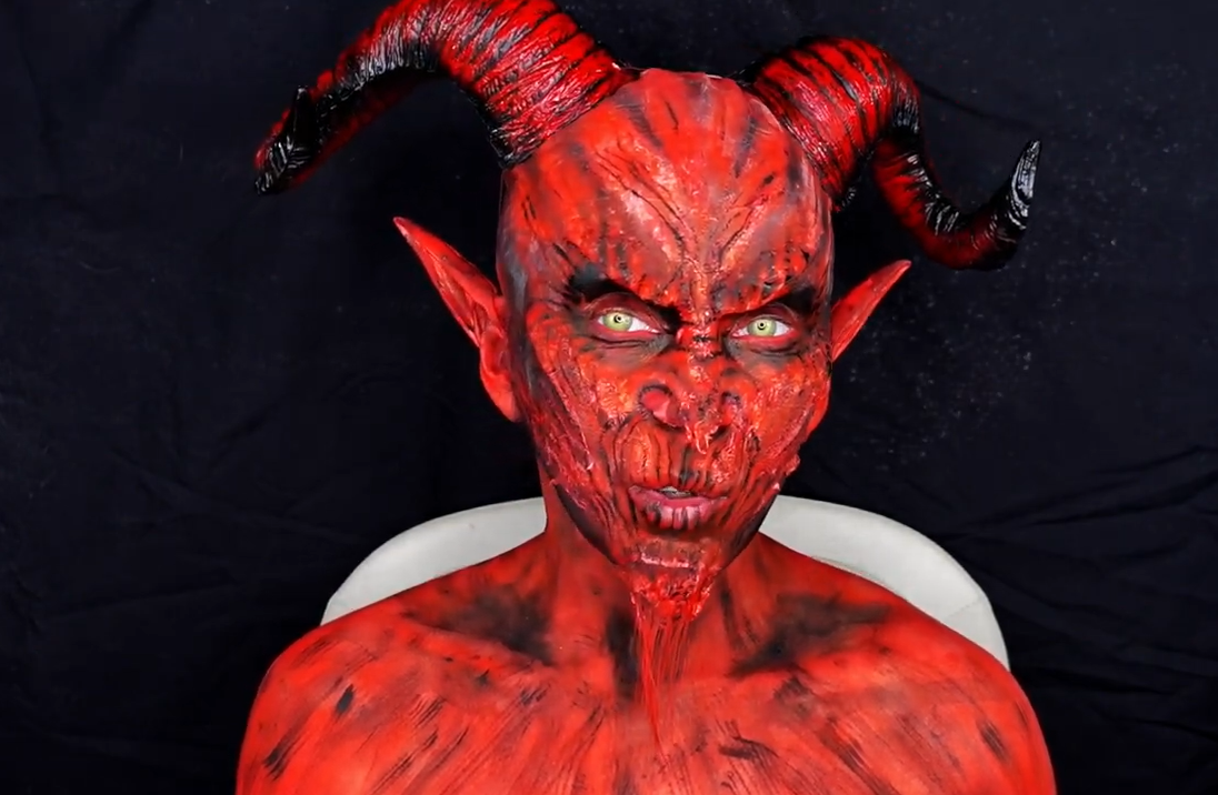 Demônio do terror de Halloween