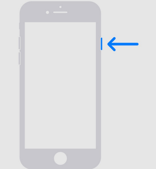 Redémarrez votre iPhone pour supprimer le flou du fond d'écran