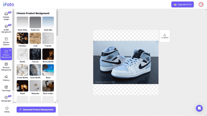 une image de chaussures de basket