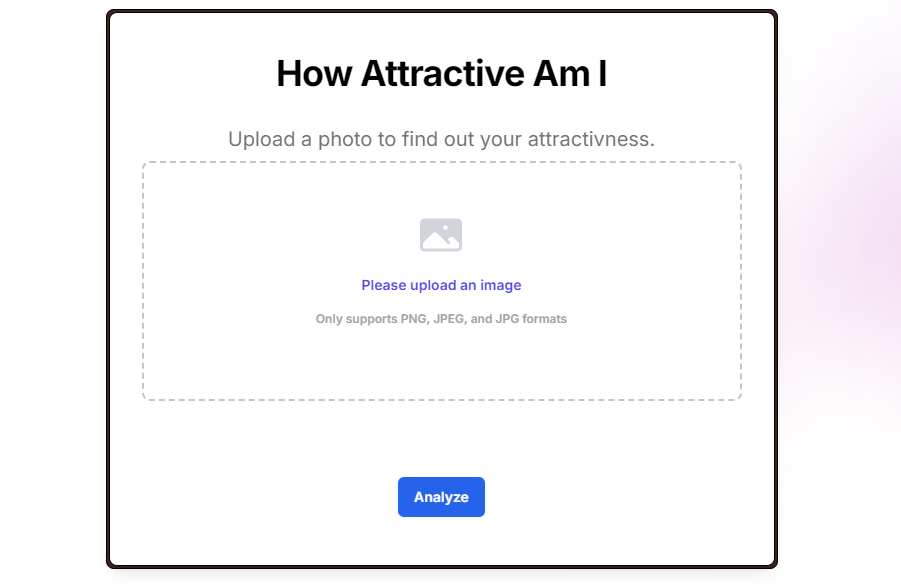 Howattractiveami AI Test di attrattività