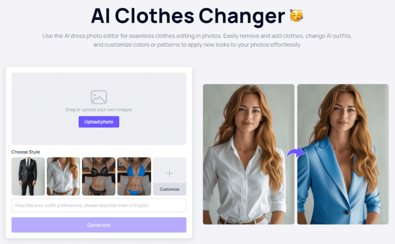 iFoto AI Clothes Changer