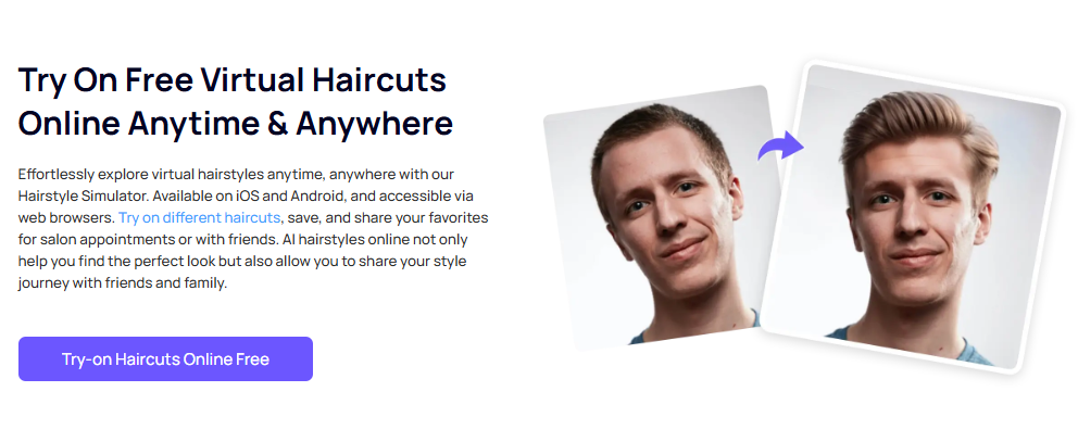 iFoto AI Hairstyle Changer for Men