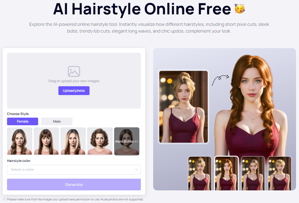 iFoto AI Hairstyle