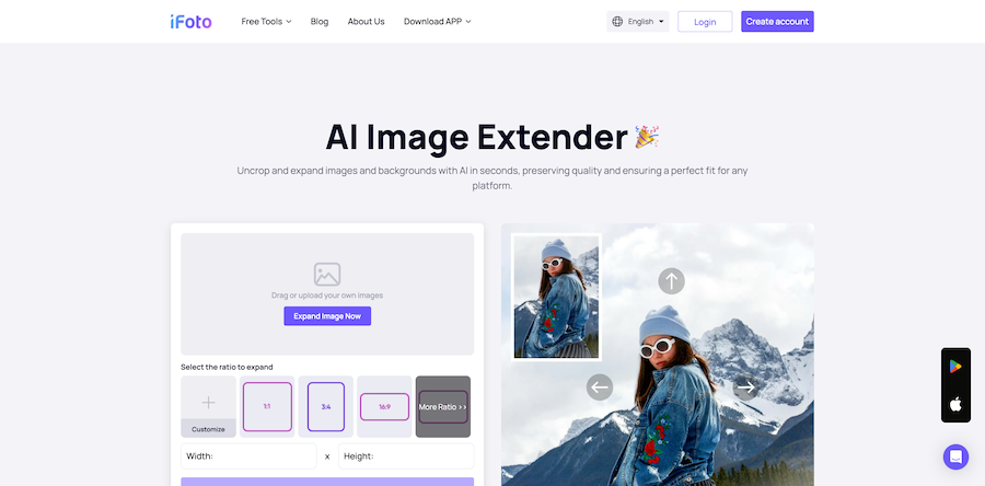 iFoto AI Image Extender