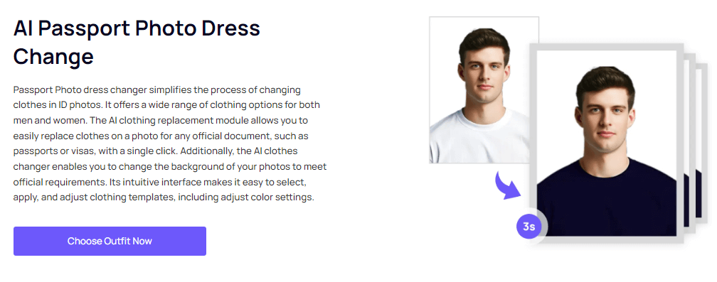 iFoto AI Passport Photo Changer