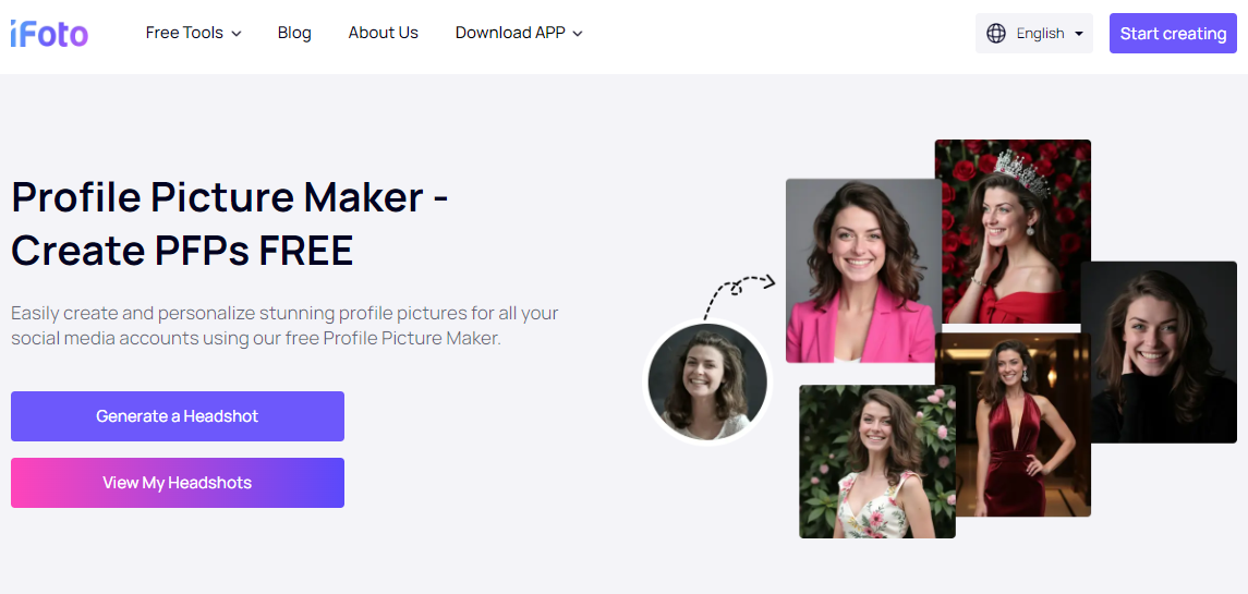 iFoto AI Profile Picture Maker