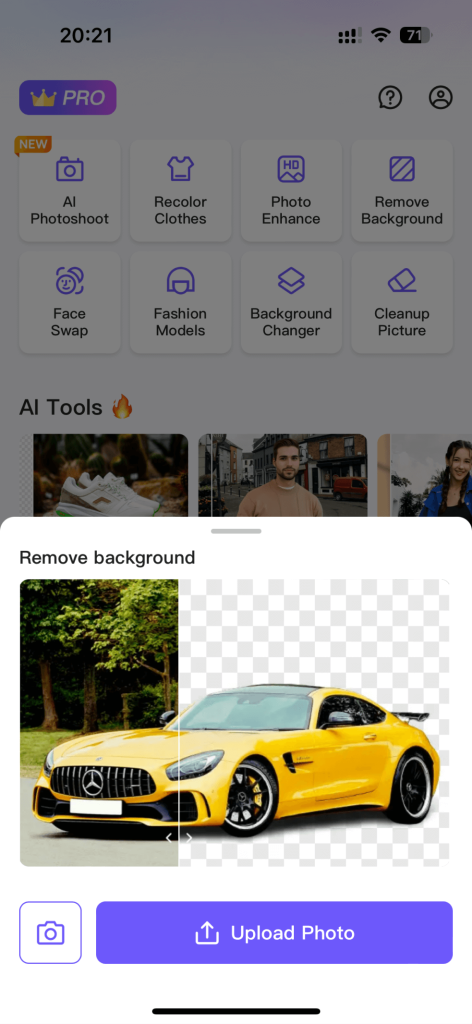 iFoto Background Remove App