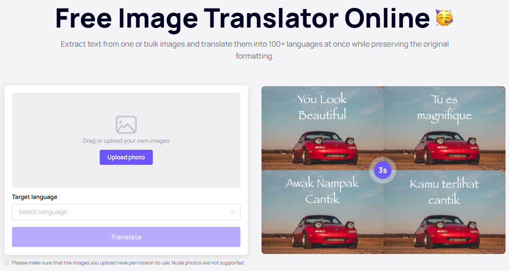 iFoto Free PDF Image Translator