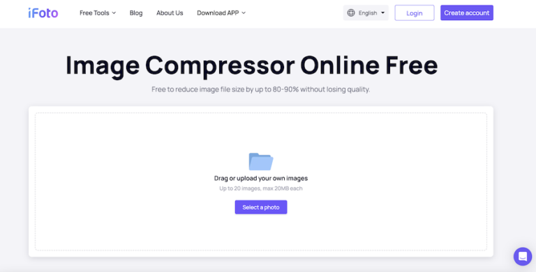 Compressor de imagem iFoto